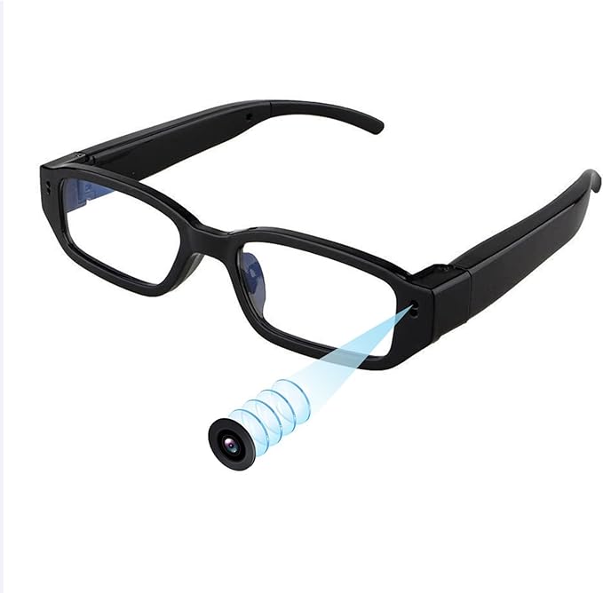 Spy Camera Glasses | Full HD 1080P Hidden Camera Eyewear with Video Recorder, Supports Up to 32GB TF Card | Portable Digital Camcorder for Indoor & Outdoor Use
